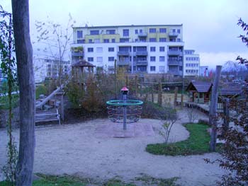Wohnsiedlung mit Spielplatz